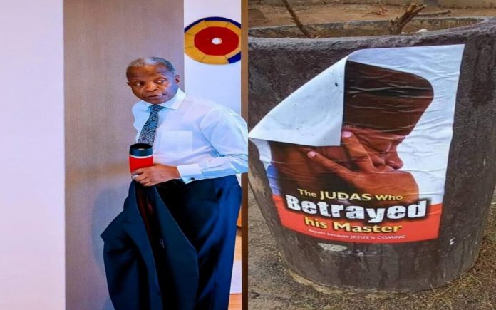 Tinubu isn’t behind poster calling Osinbajo Judas – Media office