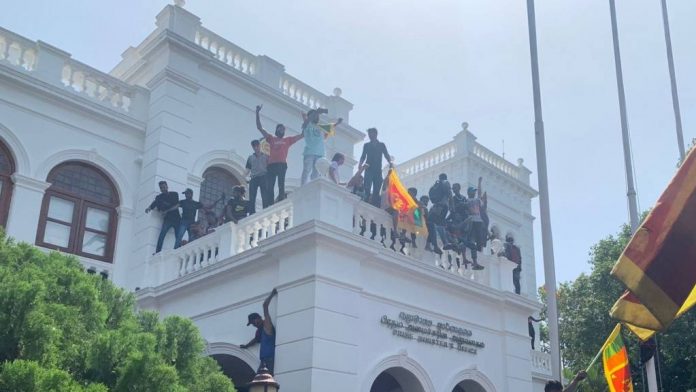 Protesters storm Sri Lanka prime minister’s office