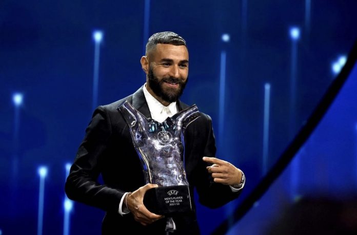 Benzema voted UEFA Men's Player of the Year