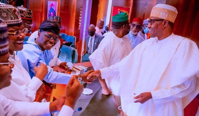 Buhari holds closed-door meeting with APC governors
