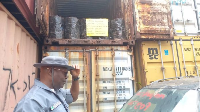 Customs intercepts explosives-making chemical in Ogun