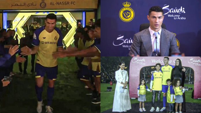 Ronaldo unveiled at Al Nassr of Saudi Arabia